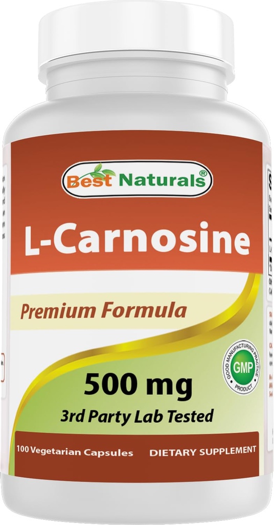 Best Compials L- Carnosine 500 mg 100 Vcaps (100 Cacah (Paket 1)))