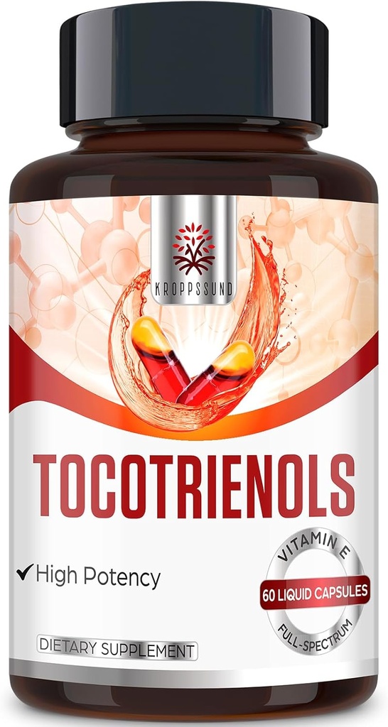 Koppssudd Tocotrienol Tambahan Spectrum Penuh, Tocotrienol Vitamin E- Tocotrienol 800mg - 60 Liquid-Filed Capsules