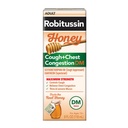 Robitussin Honey DM Max Cough Plus Chest Contraffic, Dewasa Formula - 8 Fl Oz.