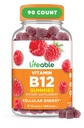 Lifeable Vitamin B12 Gummies untuk Orang dewasa 124; 1000 mcg 124; Tasting B12 Vitamin Agung 124; Non-GMO, Vegan B12 124; untuk Energi dan Metabolisme Dukungan 124; 90 Mimes