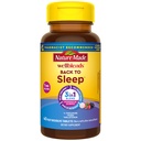Nature Made Wellblends Back To Sleep, Lower Dose Melonaxin 1 mg, L theanine 100 mg and GABA 100mg, Sleep Suplemen, 40 Fast Dissolve tablet