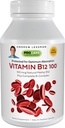 ANDREW LESSMAN Vitamin B12 100 180 Kapsul - Absorption - Methylcobalamin yang dilindungi (Natural Coenzim Vitamin B12), Escule for Energy and Stress Support, Plus B- Complex, East to Swallow Capsules