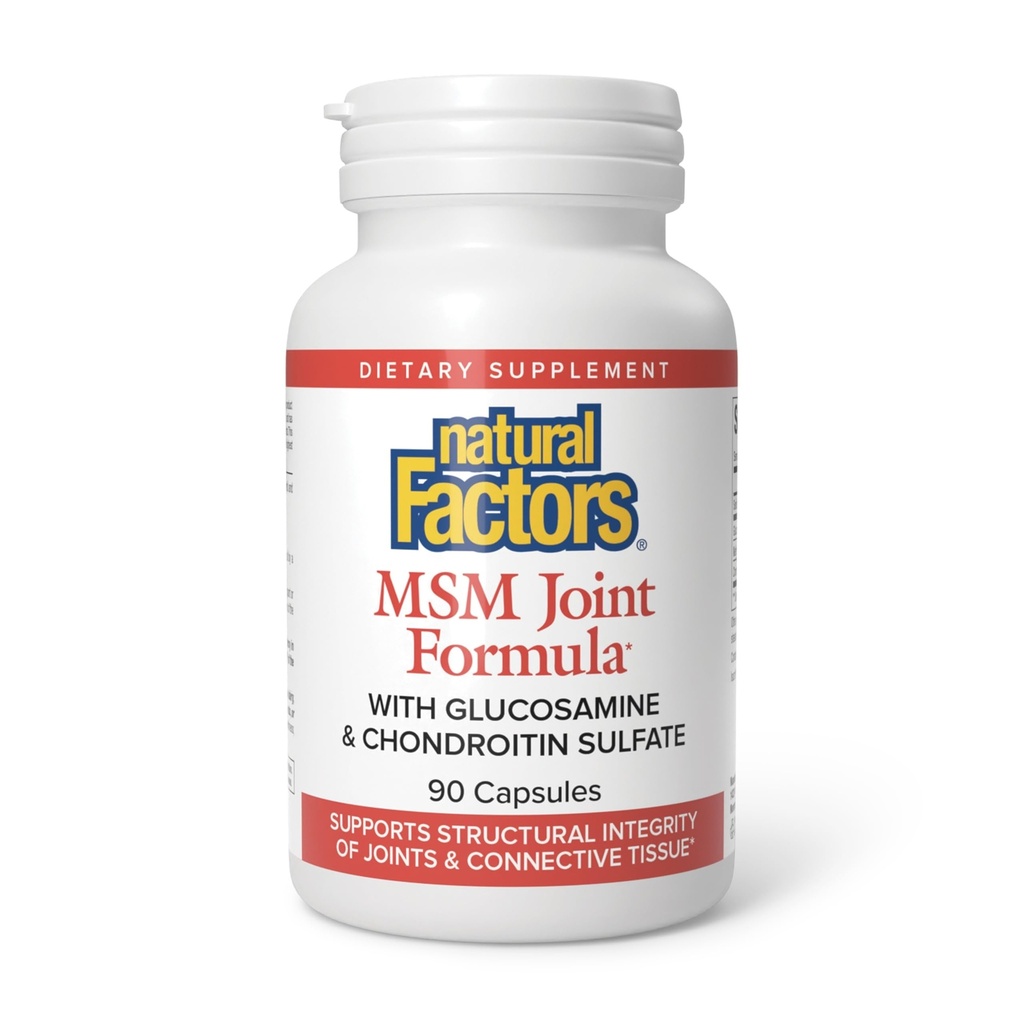 Faktor Alam, Formula MSM Gabungan, Menyediakan Bersama Sehat, Muscle and Cartilage Dengan Glucosamin dan Chondroitin Sulfate, 90 kapsul (90 porsi)