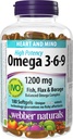 Potensi Tinggi Webber Omega 3-6-9, 180- Count