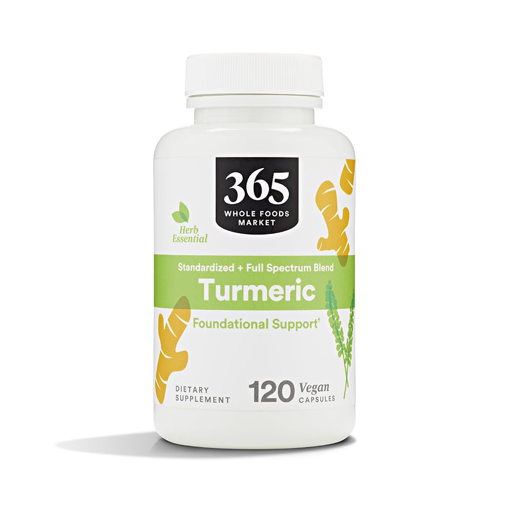365 oleh Whole Foods Market, Turmeric, 120 Count