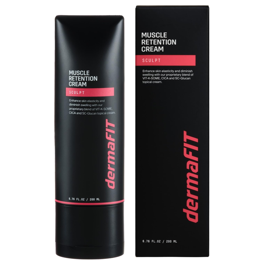 Sculpt Muscle Maintenance Body Cream - Shaped & Balanced Body - Safe Lose Fat Without Yo- Yo Effect, Post Workout, 200ml, Topical Analgesic for Muscle, Work Great with Protein Suplemen