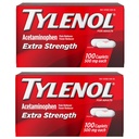 Tylenol Extra Enerver Reliever and Fever Reducer Caplets, 500 mg Acetaminophen, Pain Relief Pill for Headache, Bajache, Tooth and Minor Arthritis Pain Relief, 200 Count