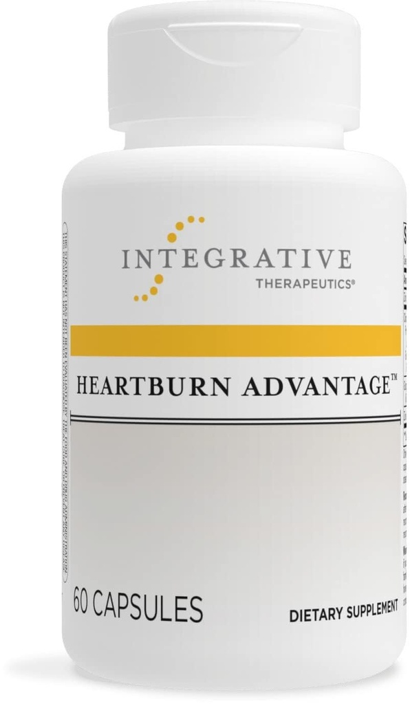 Interupsi Therapeutics Integrative Heartburn Adviences - Dukung untuk Occational Heartburn, Bloating & Nausea * - Digetical & GI Support Health - Gluten- Free & Dairy- Free - 60 Capsules (60 Pelayan)