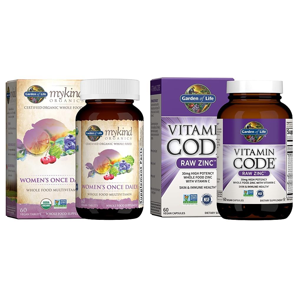 Taman Kehidupan Wanita Multivitamin dan Zinc Tambahan Bundle (2 Item)