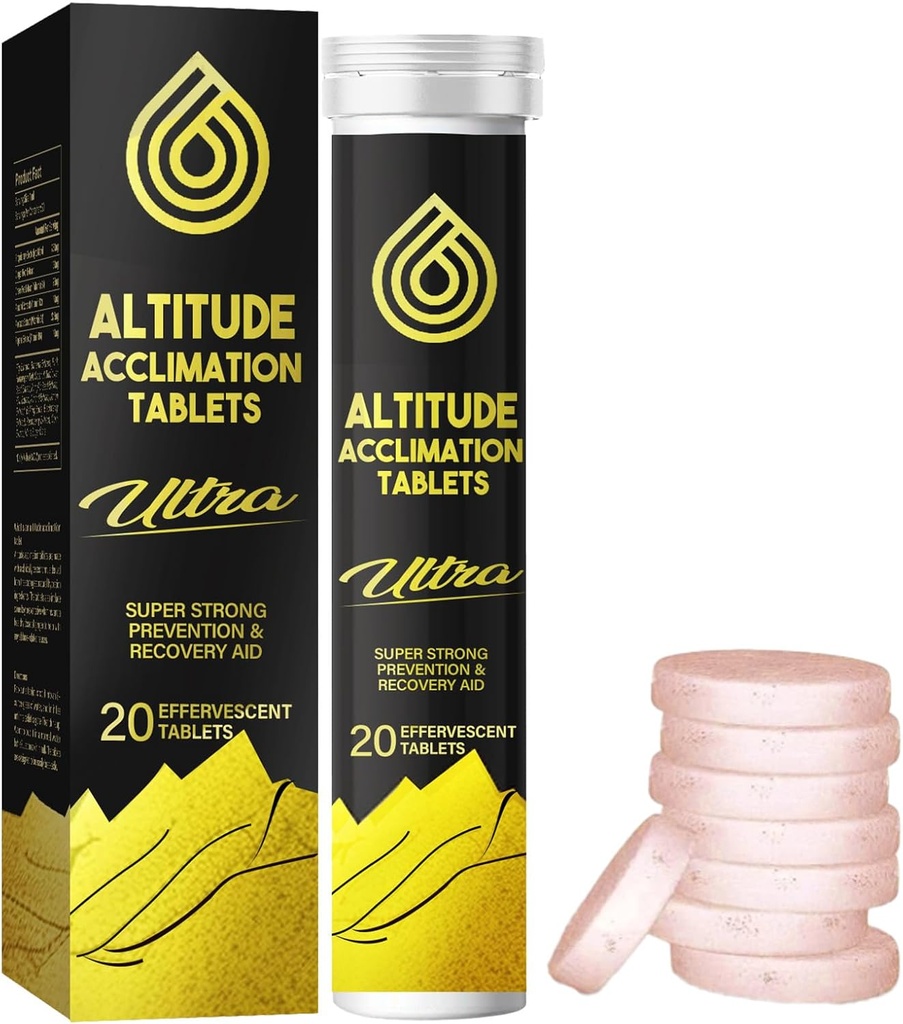 Tablet Prevention Scrickness Ketinggian Support Rapid Ality Acclamation & Recovery, Relief of Ality Symptoms, Easy to Take, 20 Tablets