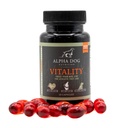 Krill Oil for Dogs - Vitalitas oleh Alpha Dog Nutition - Reduces Dog Allergies, Itchiness, & Shedding - Promotes Sehat Skin dan Coat