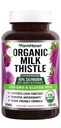 FarmHaven USDA Milk Organik Thistle Capsules 124; 30X Concentracted Seed Extract & 80% Silymarin Standardied - Supports Liver Fungsi dan Overall Health 124; Non-GMO 124; 120 Vegan Capsules