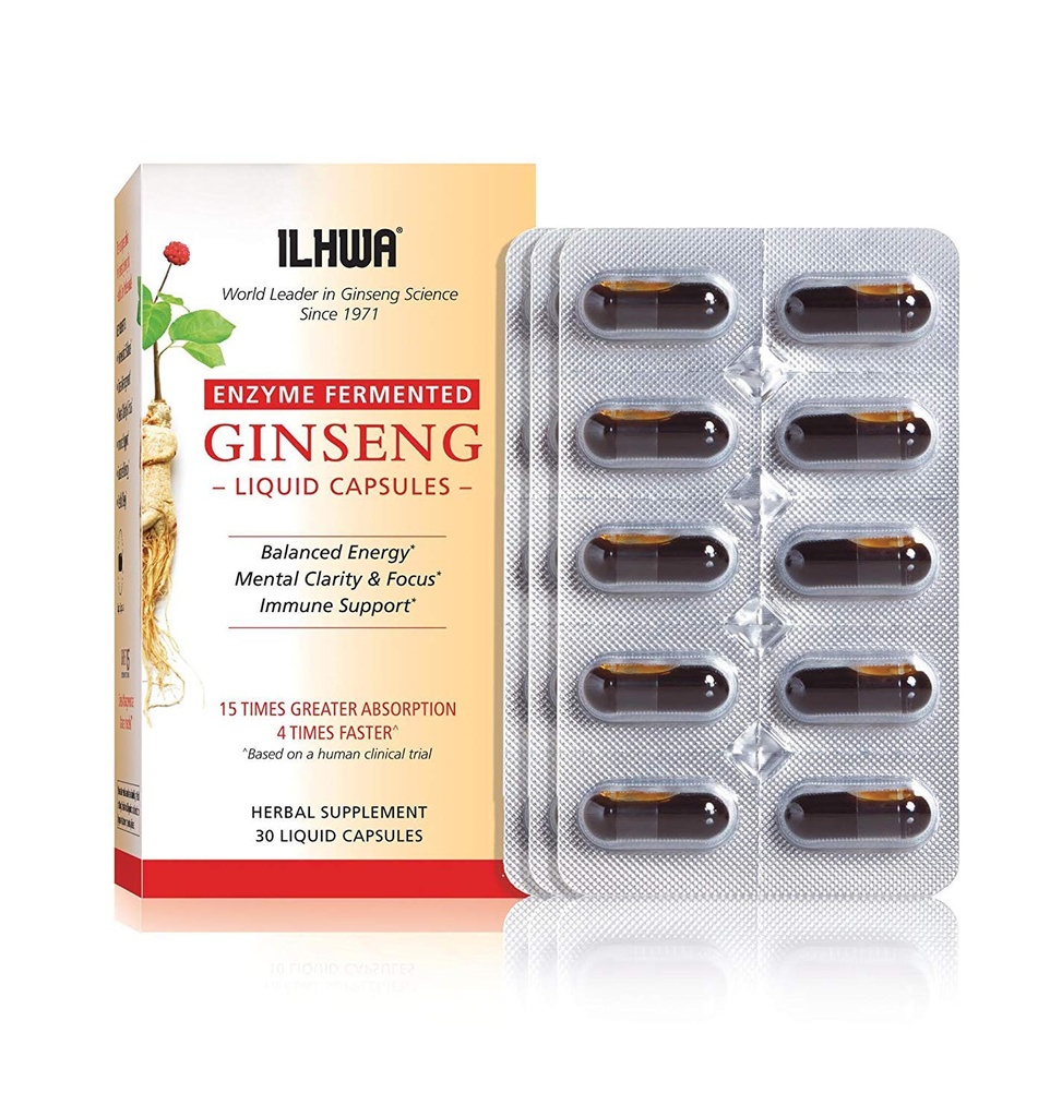 ILHWA Enzyme Fermented Ginseng, 30 kapsul cair