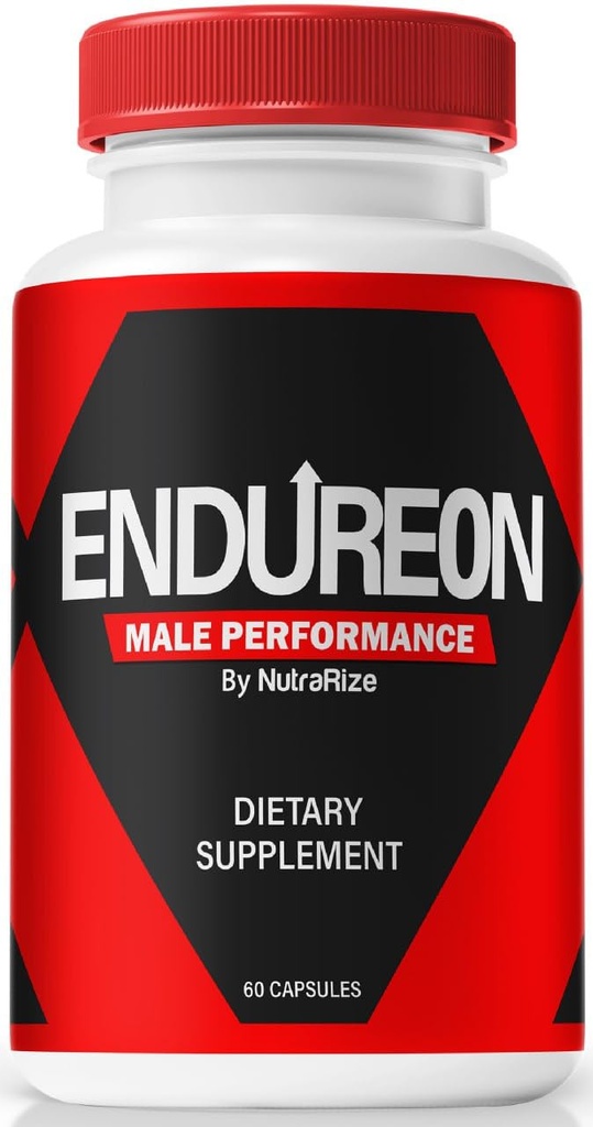 NuttraRize Endureon Pills - Resmi Endureon Pro Formula dengan sebuah Natural Ingreations untuk Bantuan Energi, Stamina, dan kepercayaan sehari-hari, Easy-toTake Pil (60 Capsules)