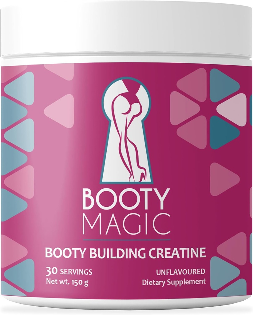 Booty Building Creatine-Unveil Glute Gains and Muscle Growth for Women, Micronized for Enhanced Big Booty Results - 30 Servings