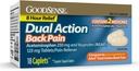 GoodSense Dual Action Acetaminophen and Ibuprofen (NSAID) Tablet, 250 mg / 125 mg, Back Pain, 18 Count