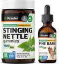 BIO KRAUTER Stinging Nettle 60 Gummies & Pine Bark Tacture 2 Fl.