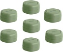 Kontainer Perjalanan Cadence - Pill Case Set - Katup Travel Magnetic, Daily Medicine Organizer for Pills, Suplemen, & Vitamin - 7 Flex Smalls (0.56oz) untuk Weekly Pill Organizer - Eucalyptus