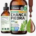 BIO KRAUTER Chanca Piedra Ticture - Natural Ginjal Kesehatan Dukungan Cair - Chanca Piedra Stone Breaker & Galley Cleanse Formula - Vegan, Alkohol & Sugar Free Drops - 4 oz