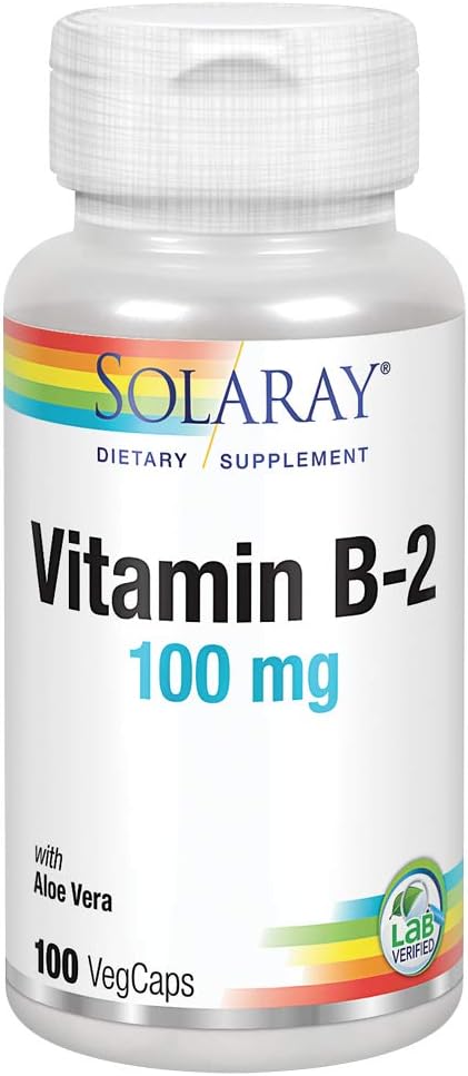 Filanay Vitamin B-2 Riboflavin 100 mg dengan Aloe Vera 124; Metabolisme Energi Sehat, Skin, Rambut & Nails 124; 100 CT