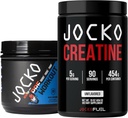 Jocko Fel Gym Bundle - Creatine + Nitro Pop Pre Workout Powder (2 Pack Bundle) 30 Day Supply