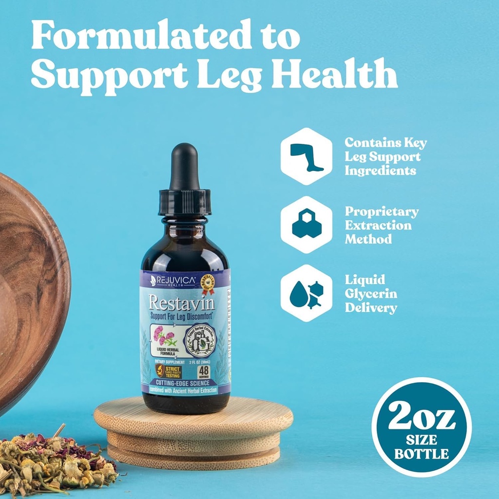 Retavin-Leg Advanced Supplemen-Liquid Kiriman untuk Peledak Lebih Baik Vitamin C, Besi, Valerian, Turmeric, Magnesium & More!