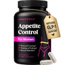 UnalterED Appetite Suppresan for Women - Helping Manage Crauges, Promotes Fullness, & Support Weight Los - Natural Dietary Suplemen dengan Chromium Picolinate & Glucomannan - 120 Vegan Capsules