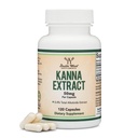 Kanna Extract Suplement (Sceletium Tortuosum) - 50mg Per Capsules, 120 Count - untuk Relaxation and Peace of Mind (Min .4% Total Alkaloids) Non-GMO, Gluten Free, Vegan Safe by Double Wood