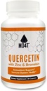 Quercetin & Bromelain dengan zinc - Antioksidant Dukung Imune System Health - Dietary Suplement - 60 Capsules 1050 mg Benable Formula