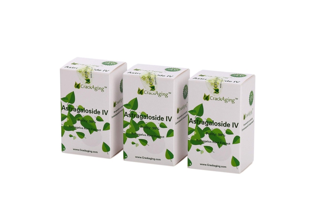 Cracking Super- Absorpsi Astragaloside iv 98% 50mg / Cap, Dukungan Imune 180 Kapsul Vegetarian