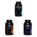 JYM Tambahan Sains Omega JYM Minyak Ikan + Vita JYM Olahraga Multivitamin & Mineral Dukungan ZMA