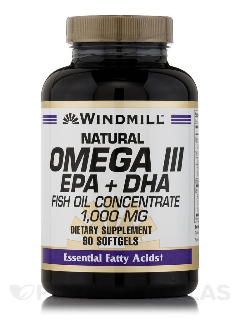 Windmill Omega 3 Minyak Ikan 1.000 mg Softgels, 90 ct
