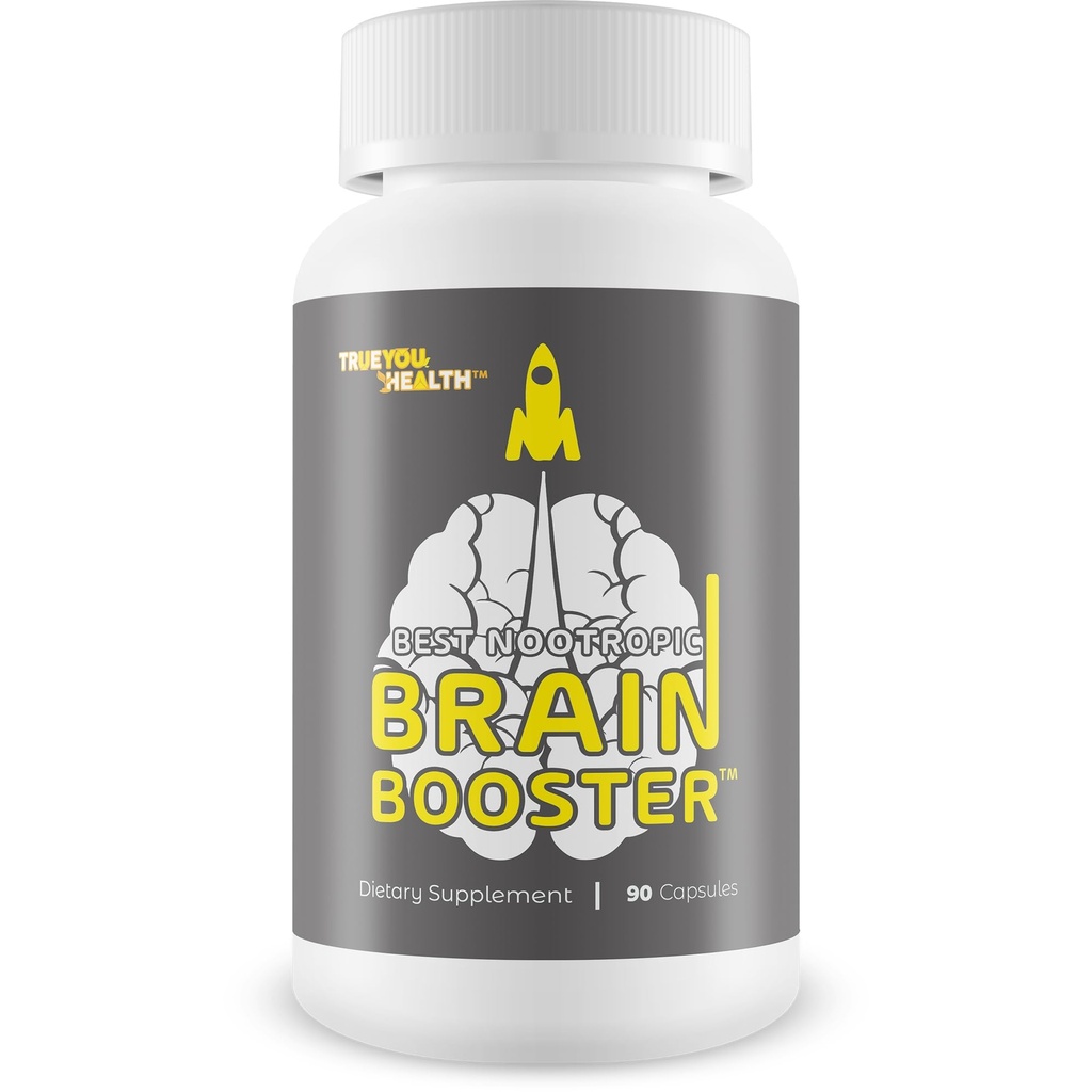 Best Nootropic Brain Booster - untuk Memory, Focus, konsentrasi, Mental Clarity, & Energy - Dukung Peningkatan Fungsi Otak, Recall Memory, dan Mengurangi Fatigue Mental - untuk Pria & Perempuan - dengan Ginkgo