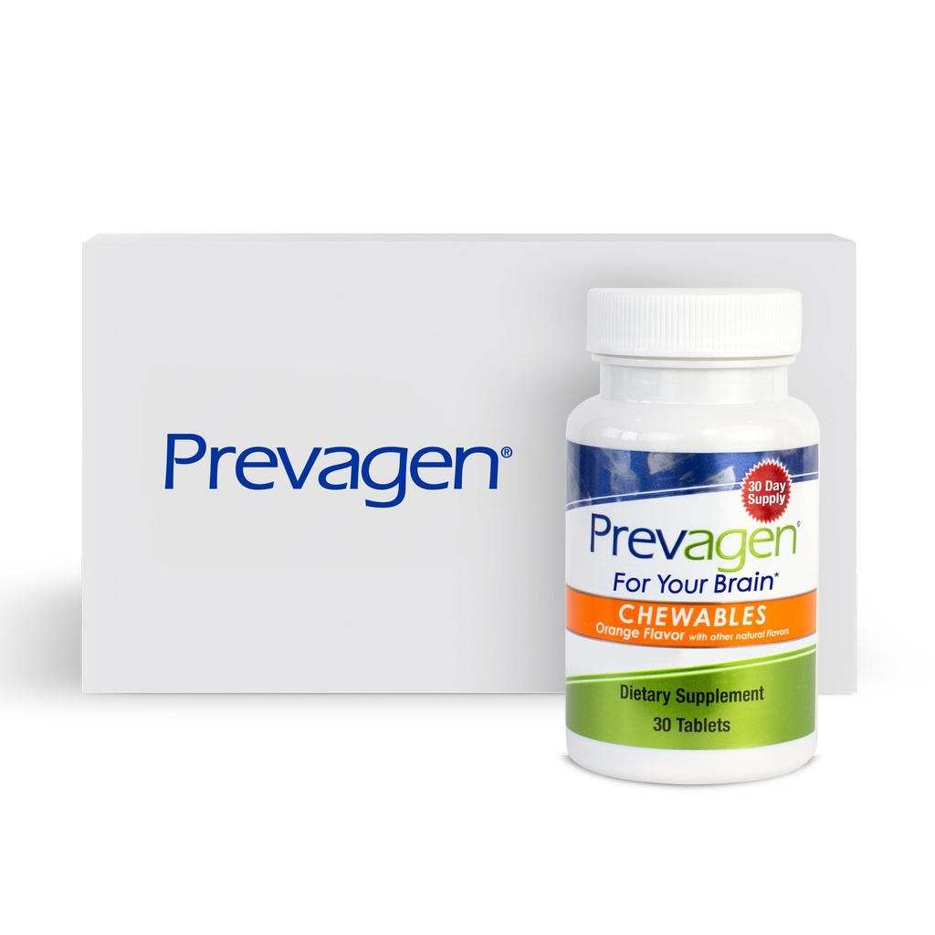 Prevagen Reguler Stronge Chewables - 30 Tablet (1 Bulan Supply): Formulasi untuk Otak Anda 124; 10mg Apoaeporin Plus Vitamin D3