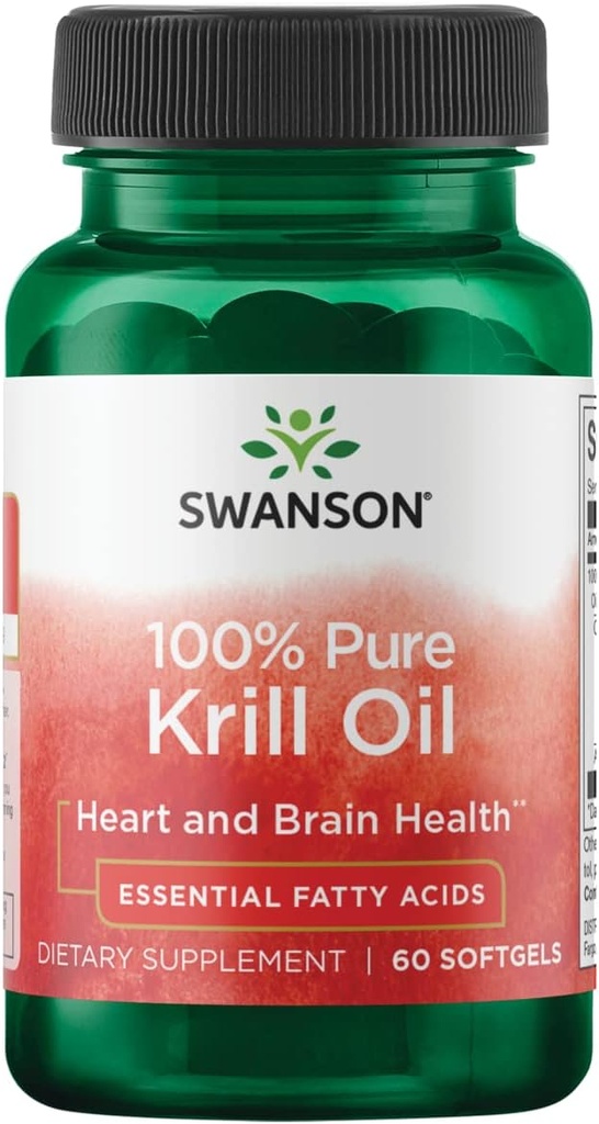 Swanson 100% Murni Krill Minyak 500 Juta Sgels 60
