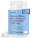 Kusir Guaimesin 1200 Mg Extended Rilis Tablet - 150 Cacah Maksimal Kekuatan Mucus Relief Tablet OTC - Hapus Konsultan