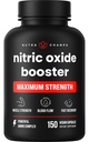 NutraChamps Nitric Oxide Supplement, L-Arginine, L Citrulline Malate, AAKG, Pine Bark, Grape Seed Extract, Extra Kekuatan Nitric Oxide Booster, Nitric Oxide Pills, Energy, Blood Flow