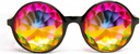 GloFX Xtra Lite Kaleidoscope Glasses 124; Glassiber Glass Crystal EDM Festival Diffraction Glasses