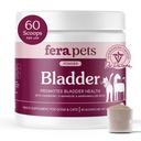 Fera Pets Bladder Support - Cranberry for Dogs & Cats - D-Mannose & Marshmallow Root - Marshmallow Trakch - Dukung normal Urine pH - Boosts Imunity - 60 Scoops