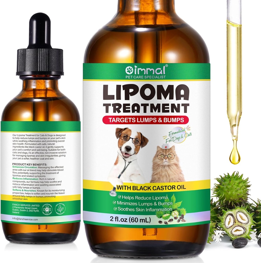 Lipoma Treatment Targets for Dogs Lumps and Bumps 2 fleroz, Lipoma Treatment for Dogs Cats, Stend Lemps & Tonjolan, Castor Oil for Pets, Suplemen Limoma Reduction, Immune Support
