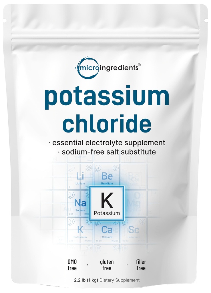 Powder Kalium Chloride, 1 KG (35 Ounce): 124; Konstitusi Garam & Estial Hytrolyte Supplemen Attribution;