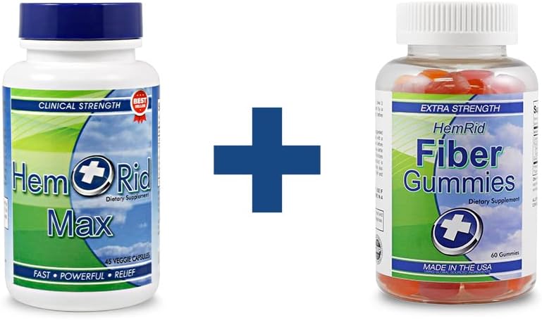 HemLed Max, Gummies Fiber - Menyediakan Bantuan Cepat untuk Gitching, Burning, Bundle Pertahanan Dual