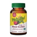 MegaFood Blood Builder Iron Supplement for Women & Men - Increase Iron Levels Without Side Effects - Combats Fatigue - Vitamin B12, Acid Folic & Vitamin C - Vegan - 60 Mini Tablet (30 Pelayan)