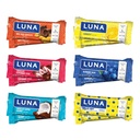 LUNA Bar - Variety Pack - 6 Flavors - Snack Bars - None-GMO