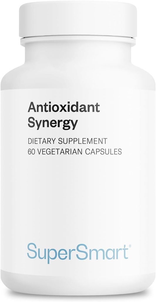 Supersmart - AntiOxidant Synergy - dengan Tumeric Curcumin & Alpha Lipoic Acid 124; None-GMO & Gluten Free - 60 Vegetarian Capsules