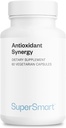 Supersmart - AntiOxidant Synergy - dengan Tumeric Curcumin & Alpha Lipoic Acid 124; None-GMO & Gluten Free - 60 Vegetarian Capsules