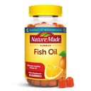 Nature Made Fish Oil Omega 3 Gummies, Omega 3 Fish Oil Suplemen, Dukungan Hati Sehat, 90 Gummies, Persediaan 45 Hari