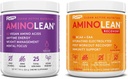RSP NUTRITITION Vegan Aminolean Pre Workout Energy (Acai 25 Servings) dengan Pembangunan Aminolean Post Workout Boost (Blood Orange 30 Servings)