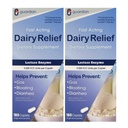 Pelindung Relief Dairy Akting Lactase, 360 Caplets, 9000 FCC Maximum Power, Laktosa Intoleransi Pil, Lactase Enzyme Suplemen (360 CT)