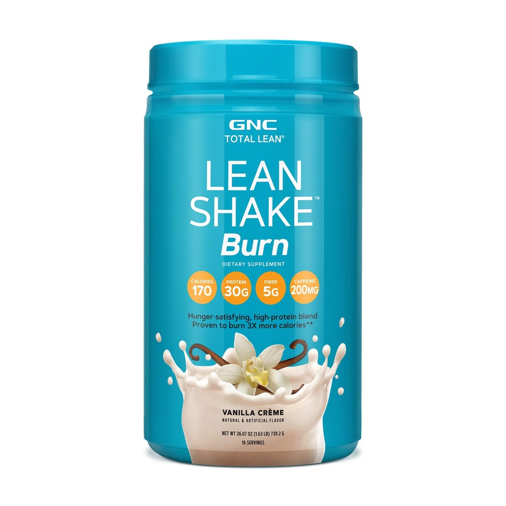 GNC Total Lean Shake Burn - Vanilla Crème (16 Hamba)